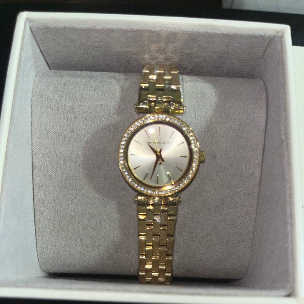 Gold Michael Kors watch women’s